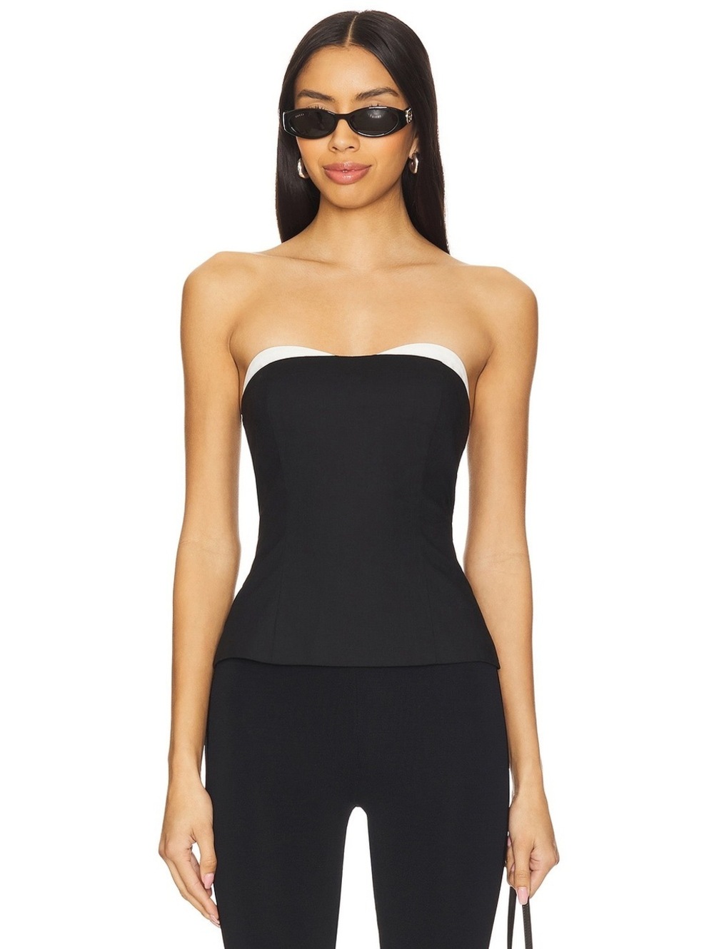 Superdown anika strapless top